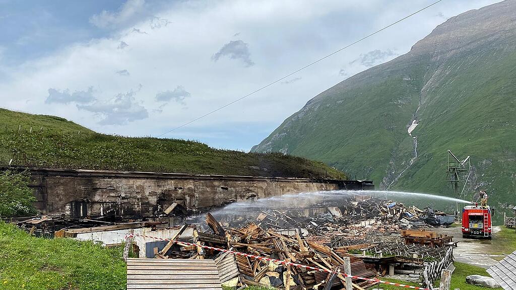 Brand Almhütte Kaprun III