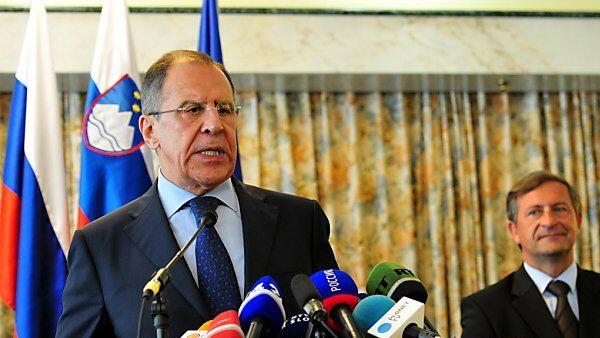 Russlands Außenminister Lawrow in Maribor