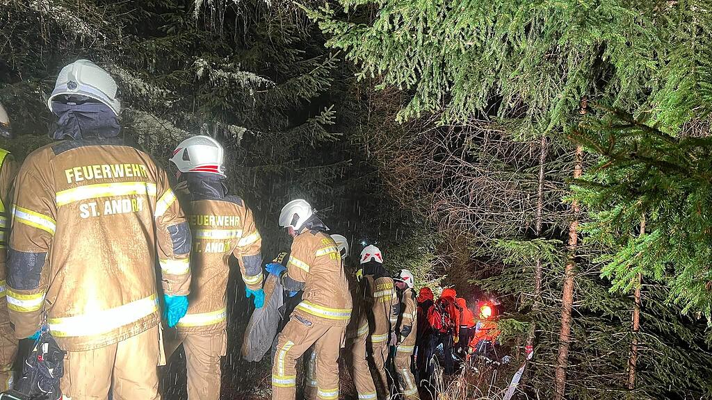 Motorsegler stürzt in St. Andrä ab