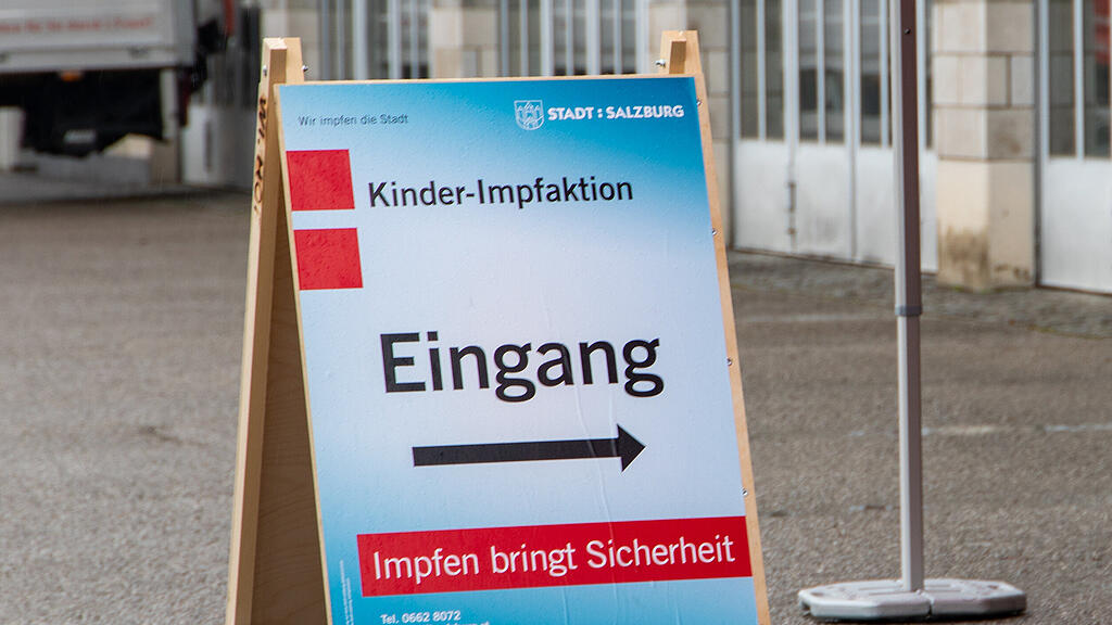 Kinder-Impfaktion bei Salzburger Berufsfeuerwehr