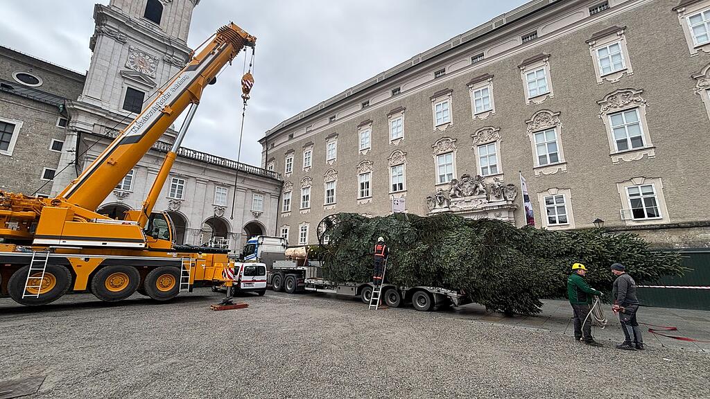Christbaum am Residenzplatz