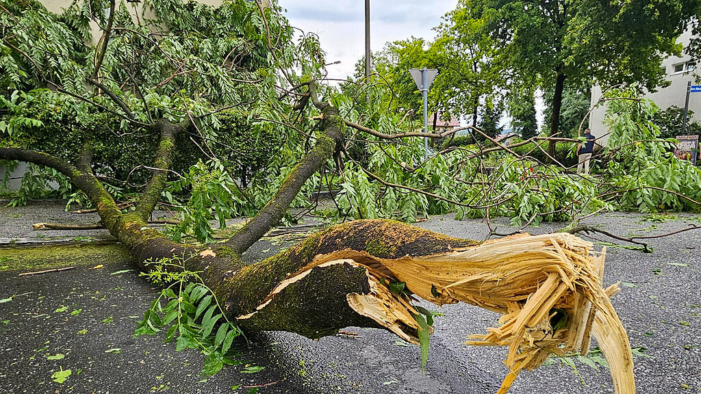 Unwetter-Schäden in Salzburg