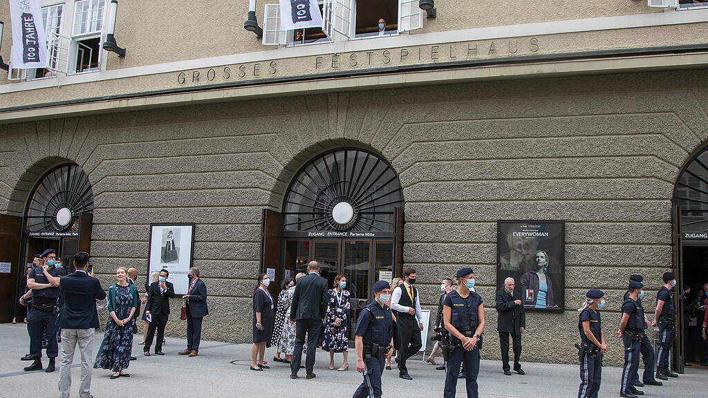 Festspiele, Van der Bellen, Rabl-Stadler, Crepaz