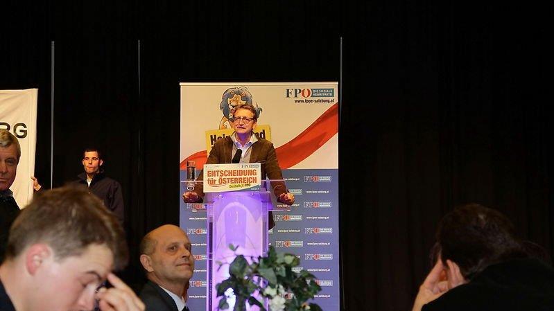 H.C. Strache im Stiegl-Keller