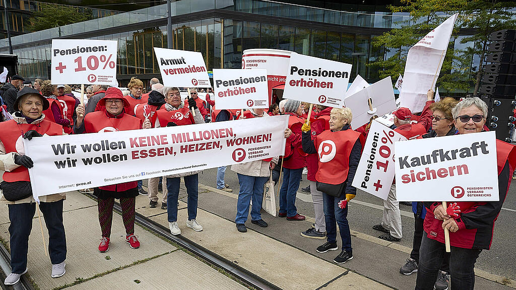 ÖGB-Demo in Wien