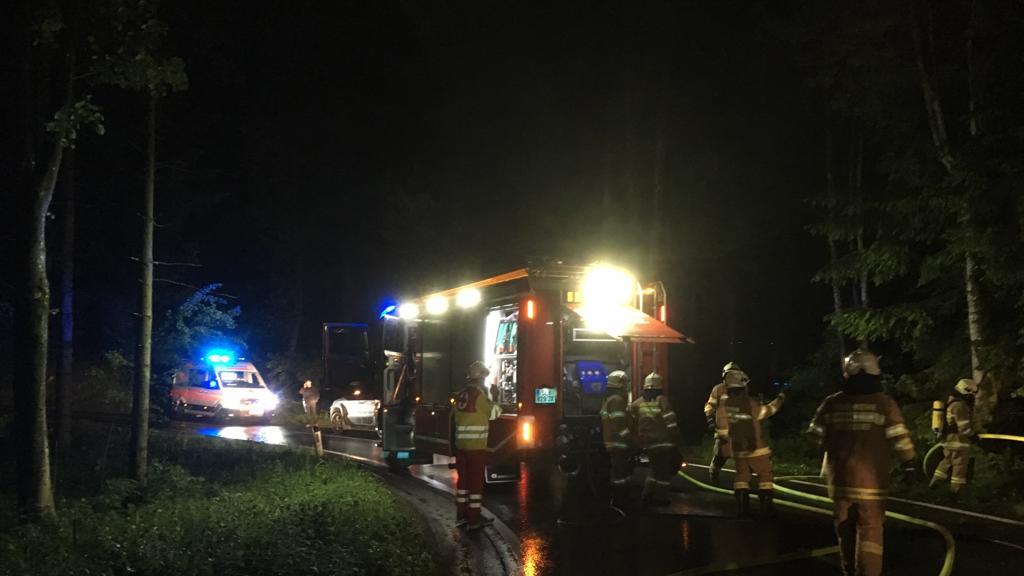 Pkw-Brand Nußdorf
