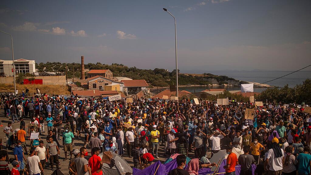 Lesbos, Moria, Flüchtlinge