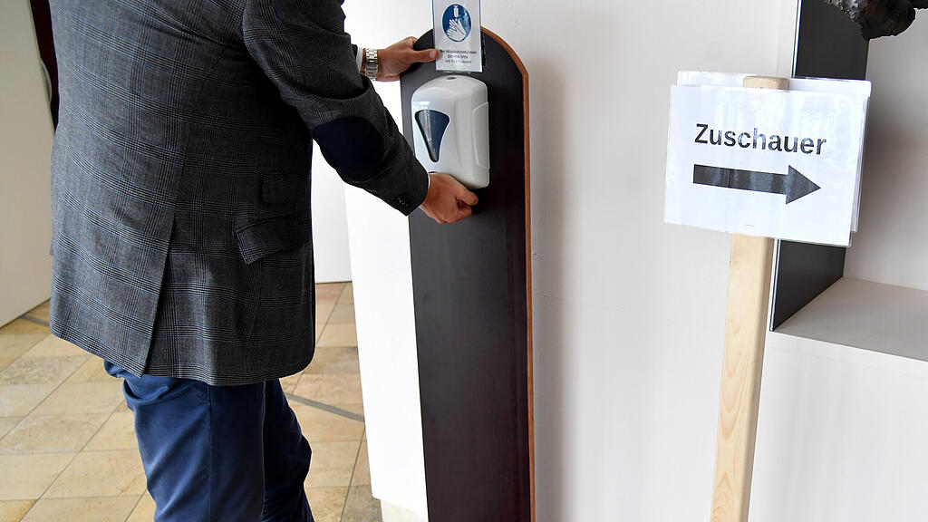 Prozess, Gerichtssaal im Kolpinghaus