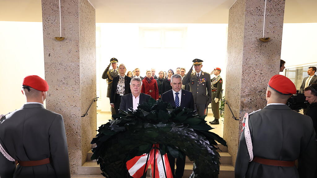 Kranzniederlegung Nationalfeiertag
