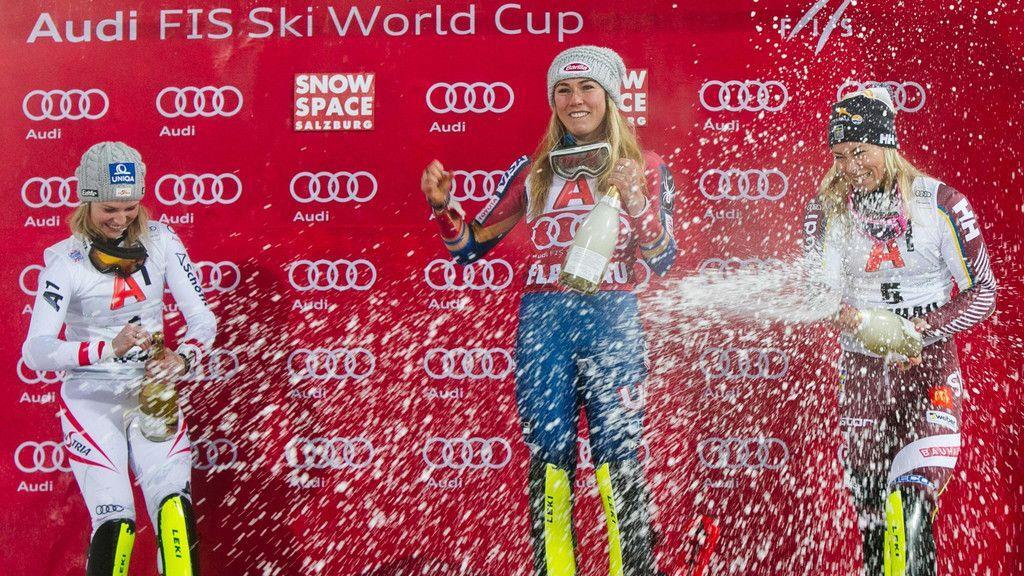 Mega-Stimmung beim Nachtslalom in Flachau