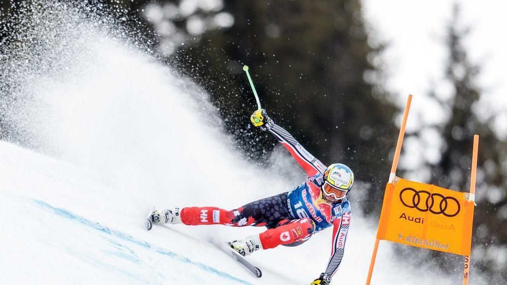 Abfahrtstraining in Kitzbühel