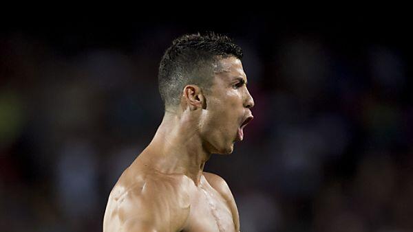 Cristiano Ronaldo setzte sich vor Lionel Messi durch