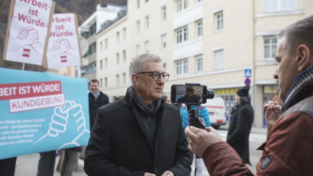 Demonstration der SPÖ