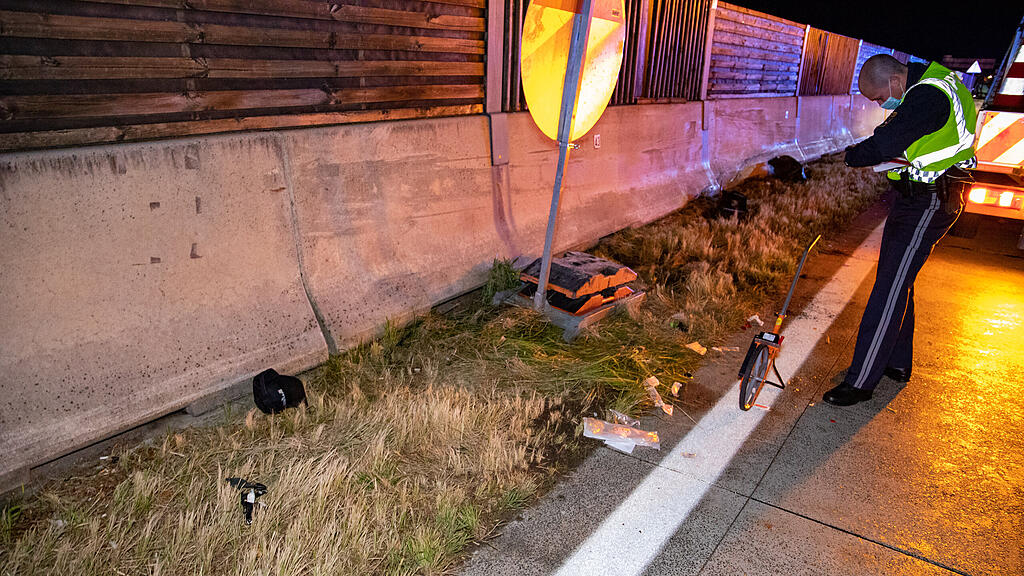 Arbeiter auf A1 erfasst
