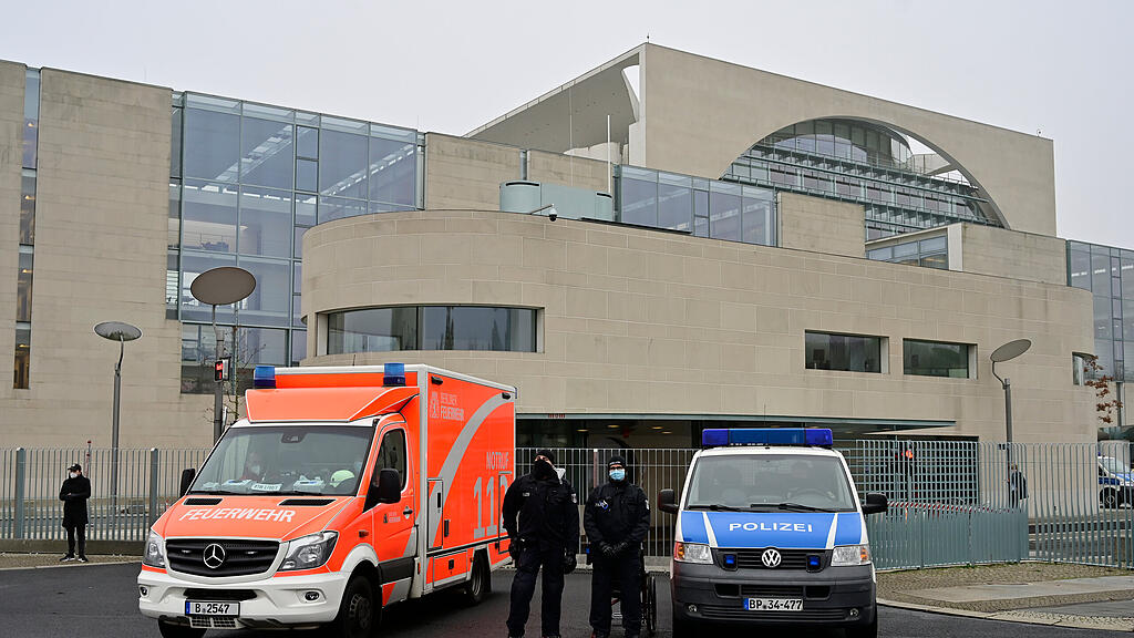Protest vor Kanzleramt in Berlin