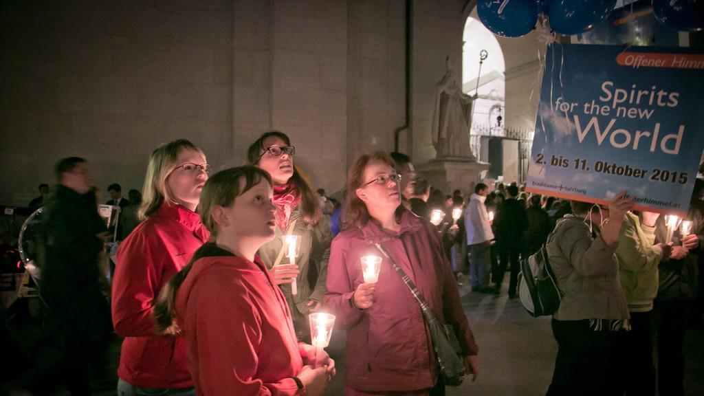 Lichtermeer für Solidarität
