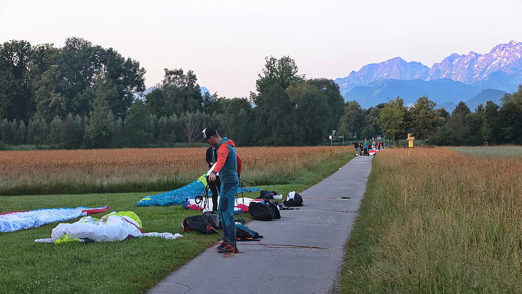 Festungsflug der Paragleiter
