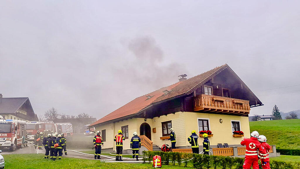 Brand in Hof bei Mondsee