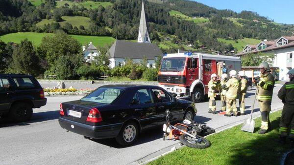 Die FF Bramberg war am Sonntag gefordert.