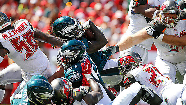 Die Eagles wurden in Tampa Bay gerupft