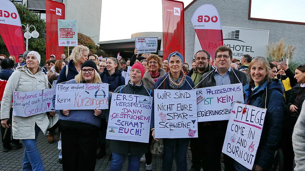 Pflege-Demo in Salzburg II