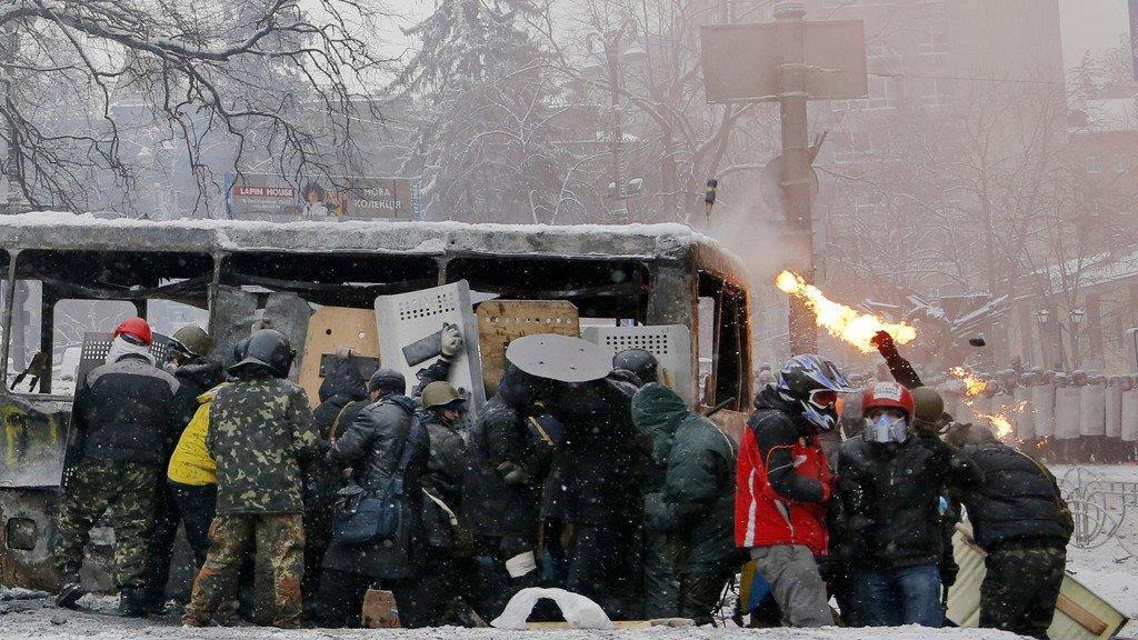 Kiew: Polizei erschießt zwei Demonstranten