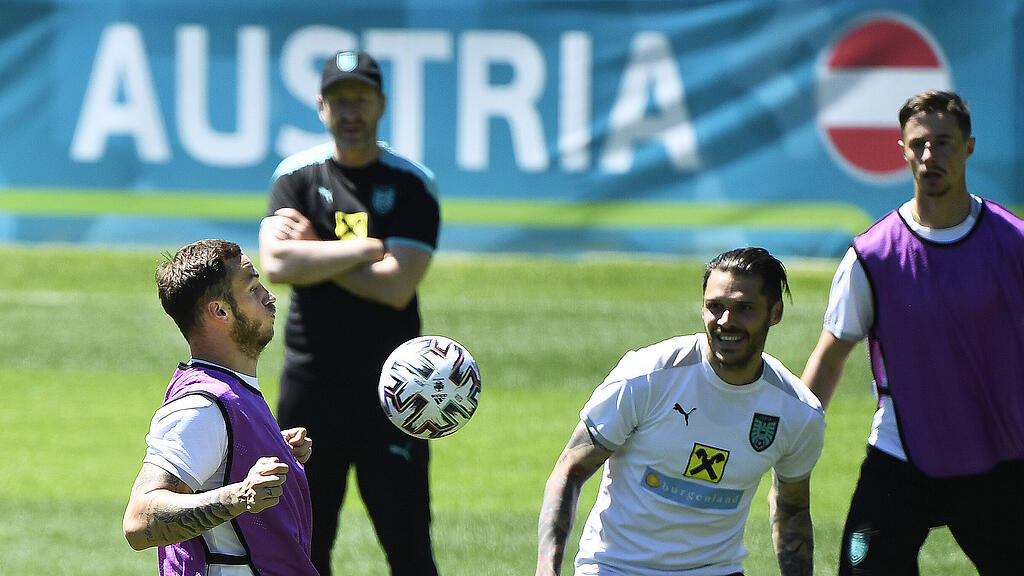 Österreich_EM_Fußball_Seefeld_Arnautovic_Trimmel