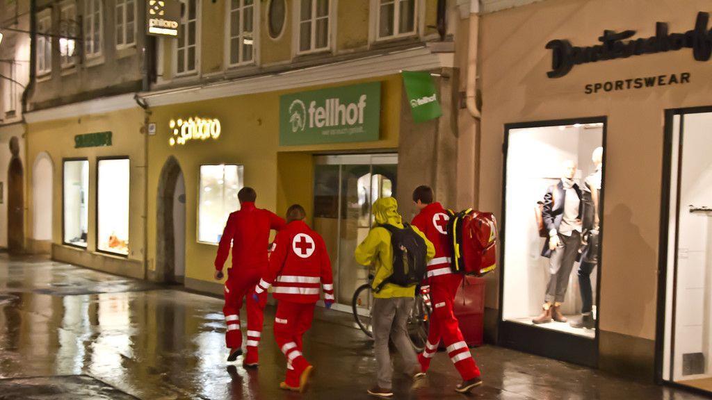 Raubüberfall auf Uhrengeschäft in Getreidegasse