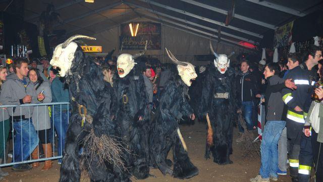 Krampus-Auflauf in St. Johann