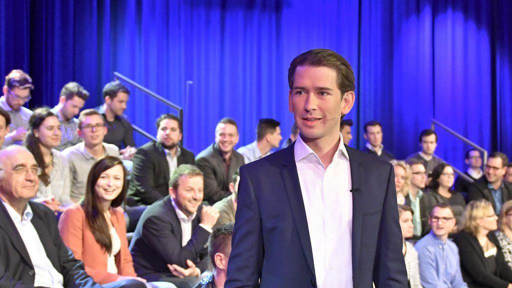 Bilder TV-Duell Strache Kern Kurz