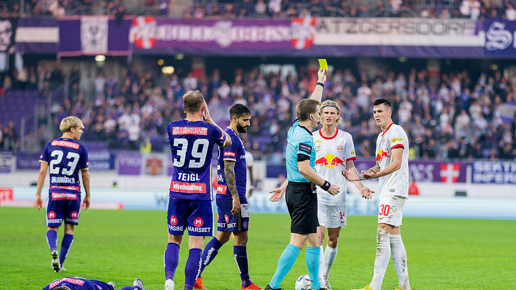 Bundesliga: Austria Wien gegen Red Bull Salzburg