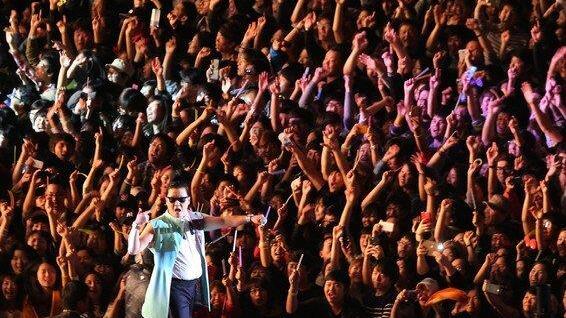 Gangnam Style: Rapper Psy in Aktion