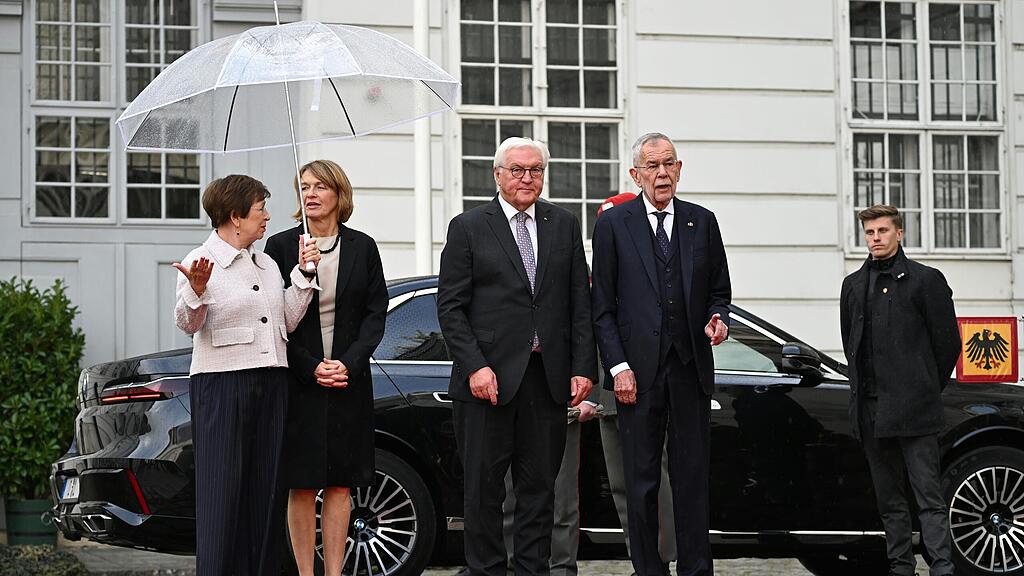 Historischer Staatsbesuch: Van der Bellen empfängt deutschen Amtskollegen Steinmeier