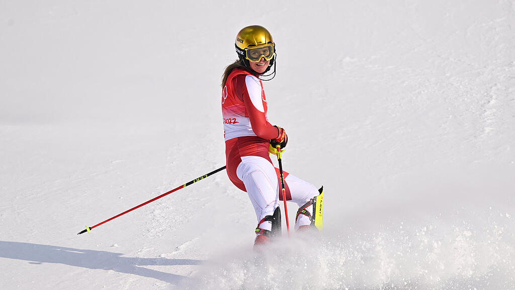 Liensberger, Slalom, Olympia,