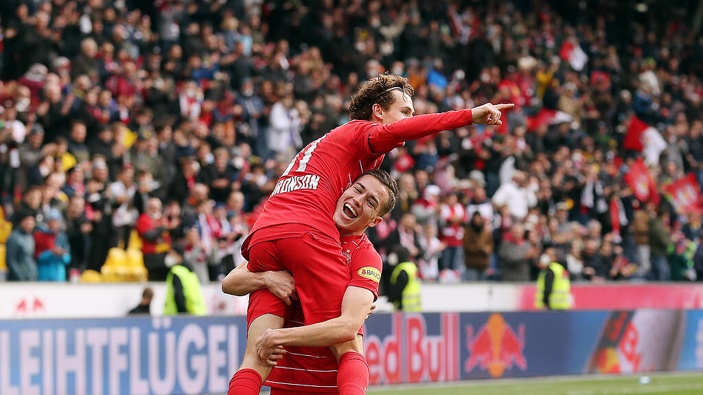Red Bull Salzburg WAC Aaronson Sucic