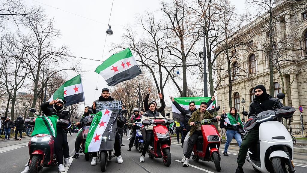 Machtwechsel in Syrien: Lautstarke Feier in Wien