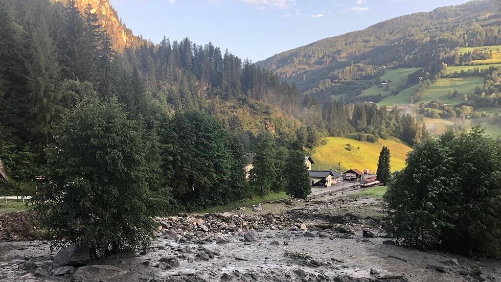 Aufräumarbeiten Krimmler Ache
