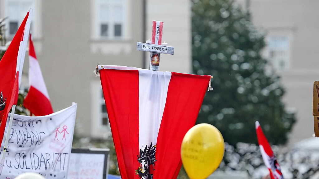 Corona-Demo in Salzburg