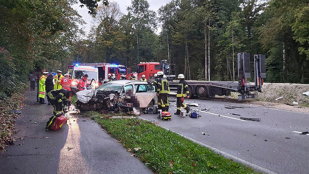 B20: Schwerer Crash in Bad Reichenhall