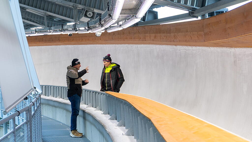 BOB UND SKELETON:TESTFAHRTEN INNSBRUCK IGLS: PROCK/SCHWAB