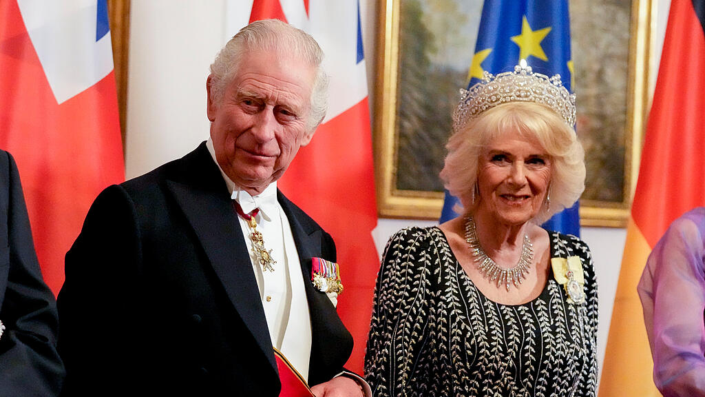 K\u00f6nig Charles III. und Camilla in Berlin
