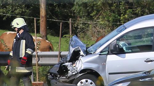 Unfall in Teisendorf fordert zwei Verletzte