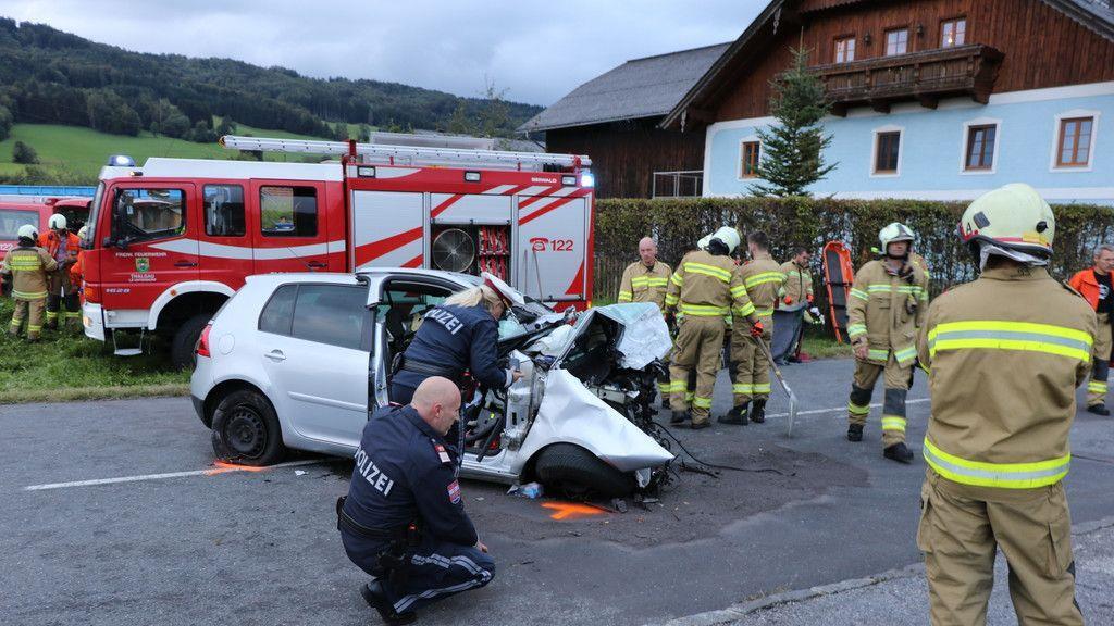 Frontalcrash auf L103 in Thalgau