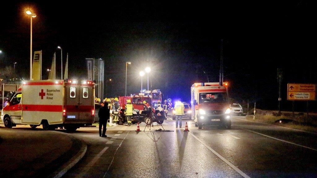 Unfall mit drei Schwerverletzten in Bischofswiesen