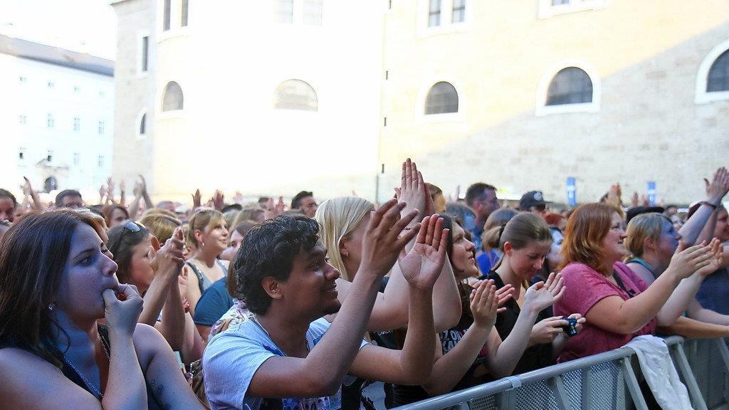 Xavier Naidoo live auf dem Residenzplatz
