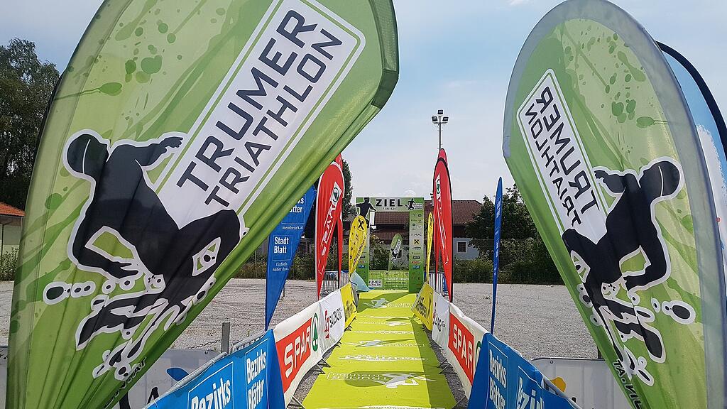 SB: Trumer Triathlon, Zieleinlauf