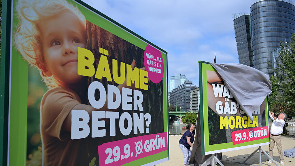 Plakat-Vorstellung der Grünen