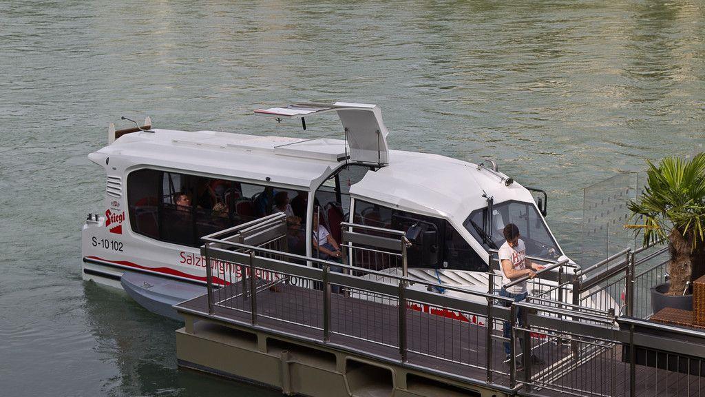 Ausfahrt mit dem Amphiebienbus