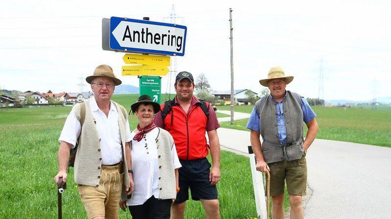 So mancher Wanderer machte sich am Sonntag in Anthering auf den Weg.