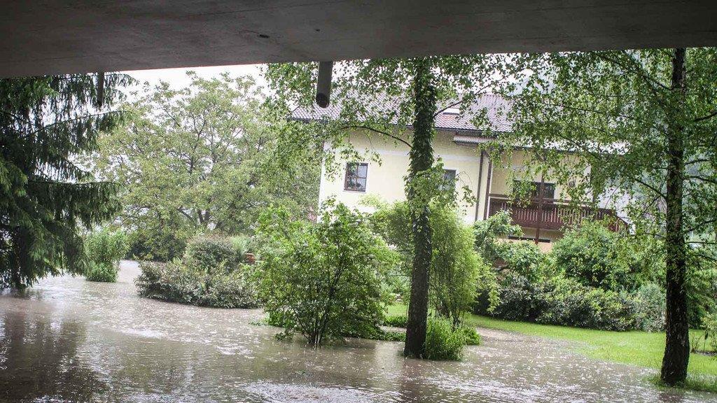 Hochwasser Hochburg-Ach (OÖ)